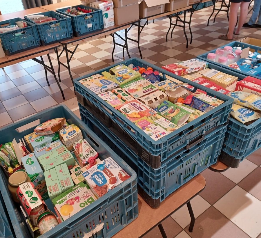 Grande collecte de vivres : 2 tonnes de solidarité !
